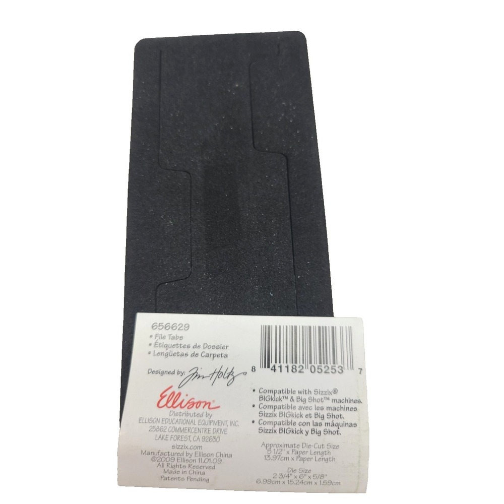 Sizzix Tim Holtz Alterations On The Edge File Tabs 656629 - Picture 2 of 7